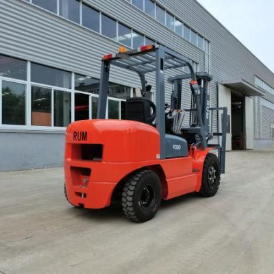 Rum Diesel Forklift 2.5ton 3ton 3.5ton with Japan Mitsubishi Engine