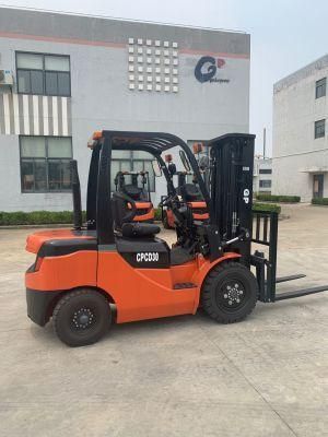 3ton 3m 4.5m, 6m China High Quality Diesel Truck Forklift with CE (CPCD30)