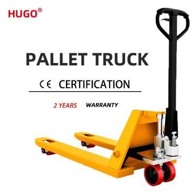 3 Ton Rubber Wheel Hydraulic Hand Pallet Truck with CE GS Tested