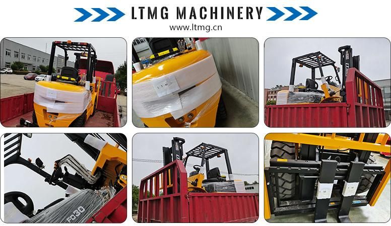Ltmg New 3 Ton 3.5 Ton Diesel Forklift with Japanese Engine