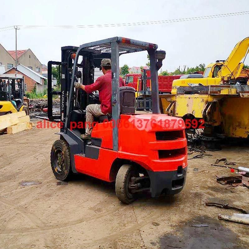 3stage Mast Used Toyota Fdzn30 Forklift Low Working Hours