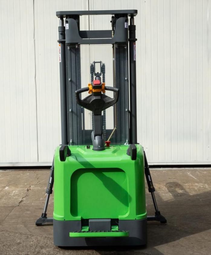 Movmes 1000kg 1ton Capacity Hydraulic Double Scissors Electric Fork Reach Truck Forklift