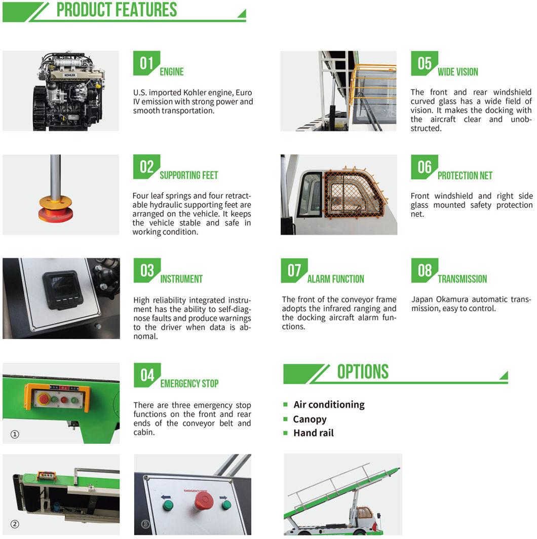 Aviation Diesel Conveyor Belt Loader for Airport