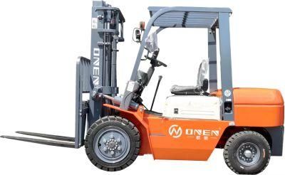 New 3000~5000mm Jiangmen Onen Heavy Diesel High Reach Forklift with Factory Price