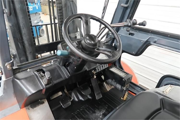 Used Diesel Forklift Toyota 7f50 Good Performance Japanese Isuzu Engine Diesel Used Forklift on Sale