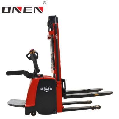 High Reputation Practical 1500-2000kg Warehouse Industrial Electric Pallet Stacker