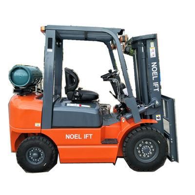 in Stock 2500kgs 4.8meters High Lift Gas Propane Forklift Price