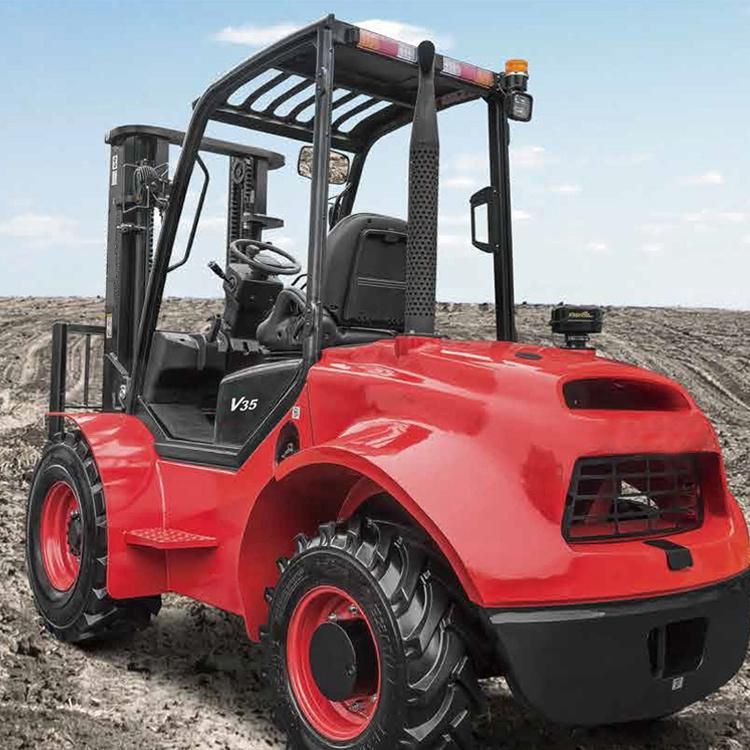 4X4 4WD Rough Terrain Forklift 3.5ton 3500kg