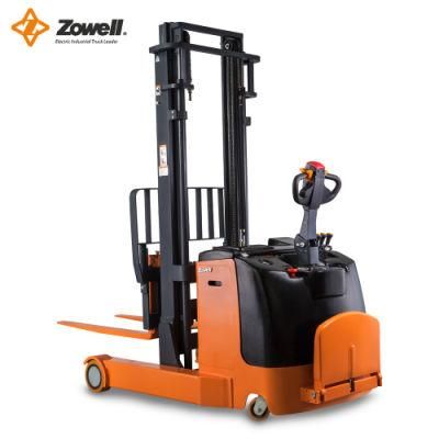 Zowell New Reach Electric Fork Lift Truck Xr20 with Standing Operating Type
