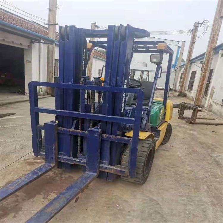 Factory Cargo Handling Industrial Vehicles Used Forklifts 3 Tons Komatsu Forklifts