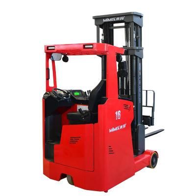 Mima Sit on Type 1.6ton 2ton Full Electric Reach Forklift with Li Ion Battery