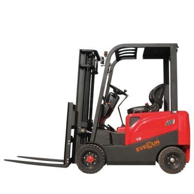 Chinese Producer Lifting Equipment Everun Eref16 1.5ton Electric DC Battery Forklift on Sale