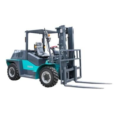 2022 New Huaya China Agriculture All Terrain 4WD Forklift Hot Sale FT4*4h