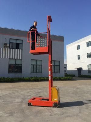 China Gp Ce Approved 300kg Self-Propelled Powered Electric Aerial Order Picker Lifting Height 2700mm (DC)