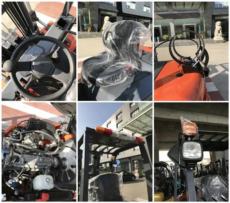 2.5t Gasoline, Diesel LPG Duel Fuel Forklift with Nissan Engine