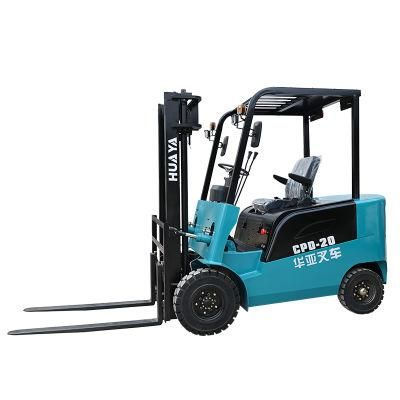 Fashion Huaya China with Attachment 3 Ton Mini New Electric Forklift Price Fb20