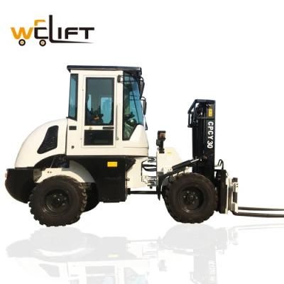 3ton 4X4 4WD Rough Terrain / All Terrain Diesel Forklift Truck