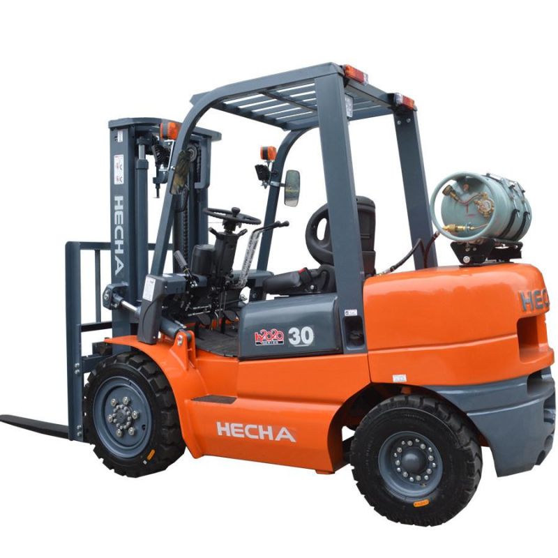 Hecha 3.5 Ton Forklift with Japanese Isuzu/Nissan/Mitsubishi Engine, with Side Shifter