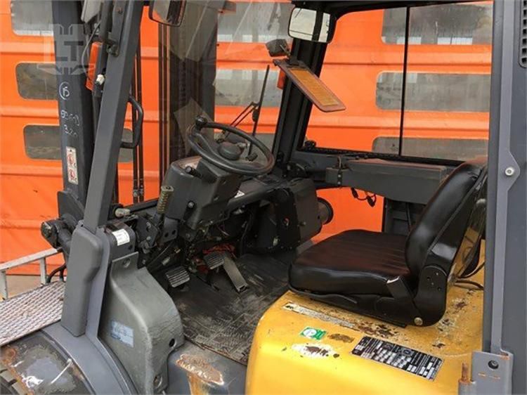 Used Japanese Tcm 4ton Forklift Good Performance Japanese Isuzu Engine Diesel Second Hand Forklift on Sale