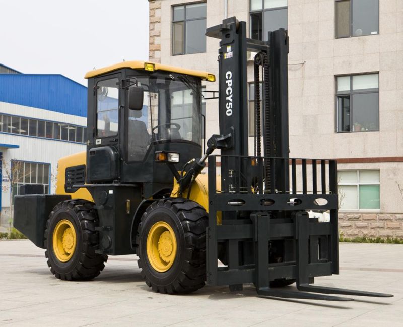 Cpcy 50 All Terrain Forklift, Rough Terrain Forklift