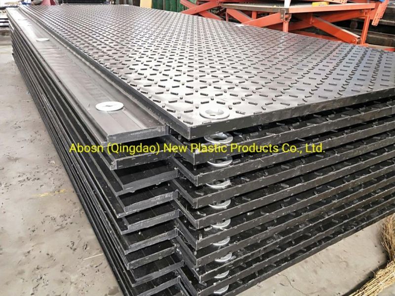 Plastic UHMWPE Temporary Road Mats for Heavy Duty Vehicle Passing
