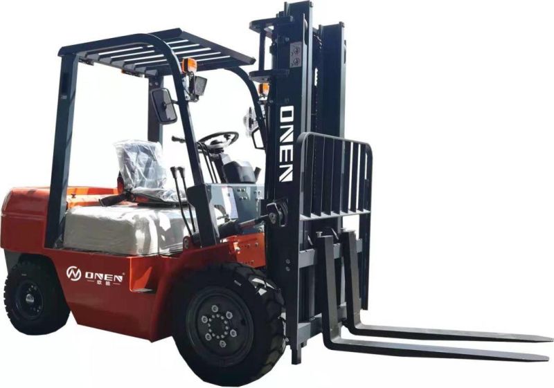 Warehouse Industrial 3000-3500kg Four Wheel Countbalance Balance Heavy Diesel Fork Lift Truck/Reach Forklift/ Forklift Truck with ISO14001/9001 TUV GS CE Tested