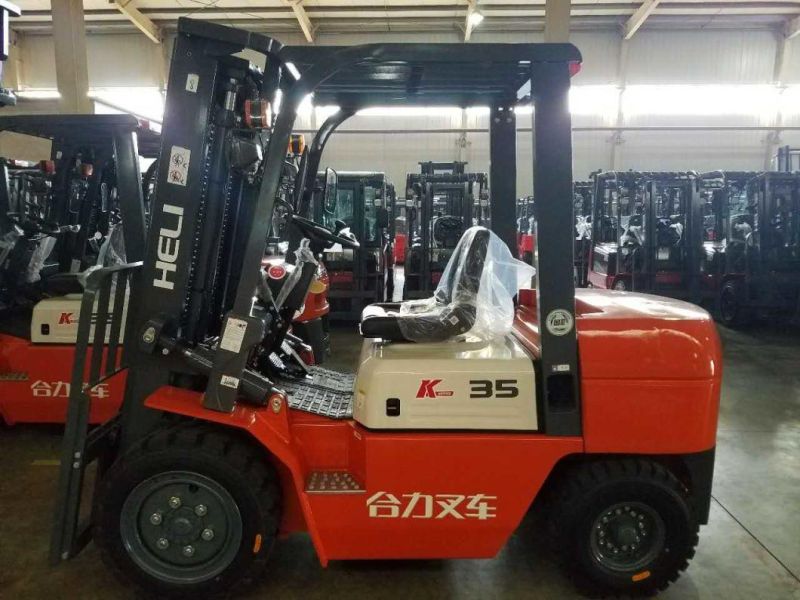 China Top Forklift Brand Heli 3.5 Ton Diesel Forklift Cpcd35