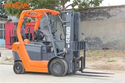 Everun Erfb20 2ton Small Electric Hand Powered Forklift Lifting Equipment
