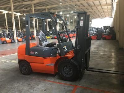 Heli Cpd25 2.5ton Electric Forklift with Battery Charger