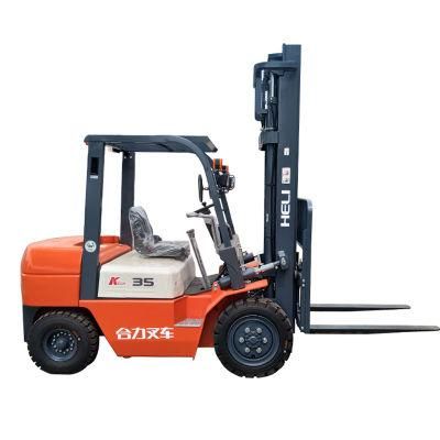 Heli 2.5 Ton Mini Diesel Forklift Truck Cpcd25 with Side Shift and 3000mm Lifting Height