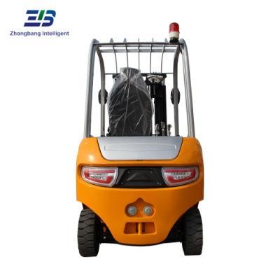 Material Handling Equipment Lead-Acid Battery Operated 4 Wheel Drive Forklift Truck Machine