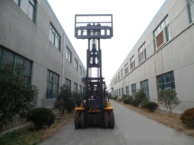 Fd50 Diesel LPG Forklift with Double Tyre at Front
