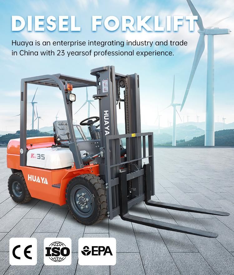 New Engine Huaya China Hot Sale Diesel Forklift with Good Price