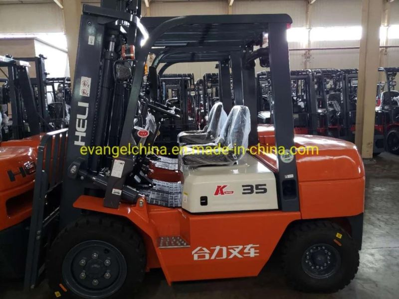 Anhui Heli 3.5ton Isu-Zu Diesel Engine Forklift Cpcd35