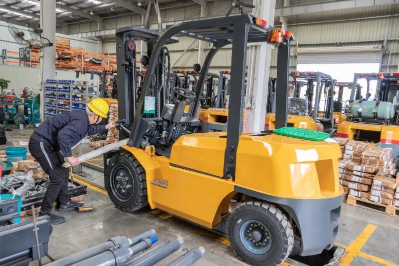 China Exported Automatic Manual Hydraulic 3 Tons Diesel Forklift