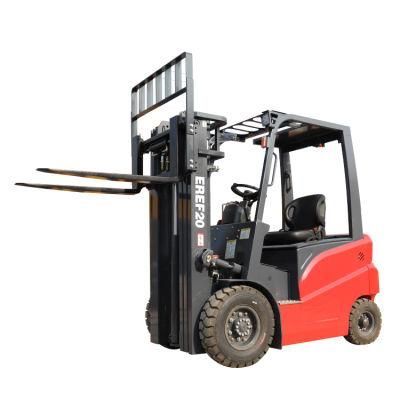 Everun Eref20 2ton Manual Hydraulic Forklift with Battery for Sale