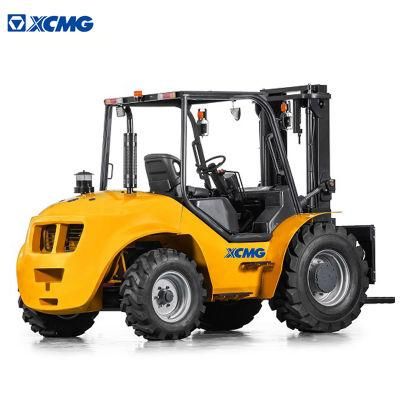 XCMG Japanese Engine Diesel 3.0 Ton Xcb-T off-Road Fuel off Road Wheel Diesel Forklifts Offroad Rough Terrain Stacker