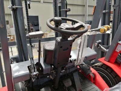 Optional Attachment Four Wheels 2000kg Diesel Forklift Truck with Automatic Transmission