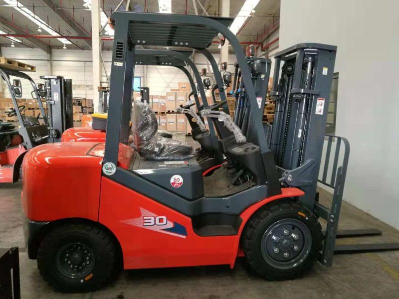 Cheap Price Heli Cpcd30 3ton Diesel Forklift with Side Shift