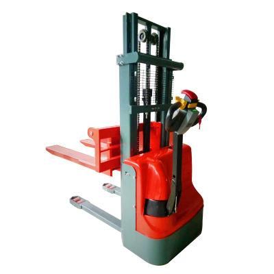 Full Electric Pallet Stacker 1 Ton Walkie Stacker