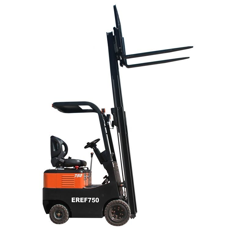 China Factory Everun EREF750 750kg Loader Machinery Electric/Battery Forklift with Low Price