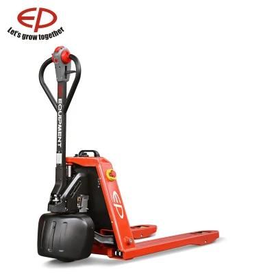 CE Certificate 2t Electric Pallet Truck Battery-Powered 1500kg Fully Electric Pallet Truck Manufacturer