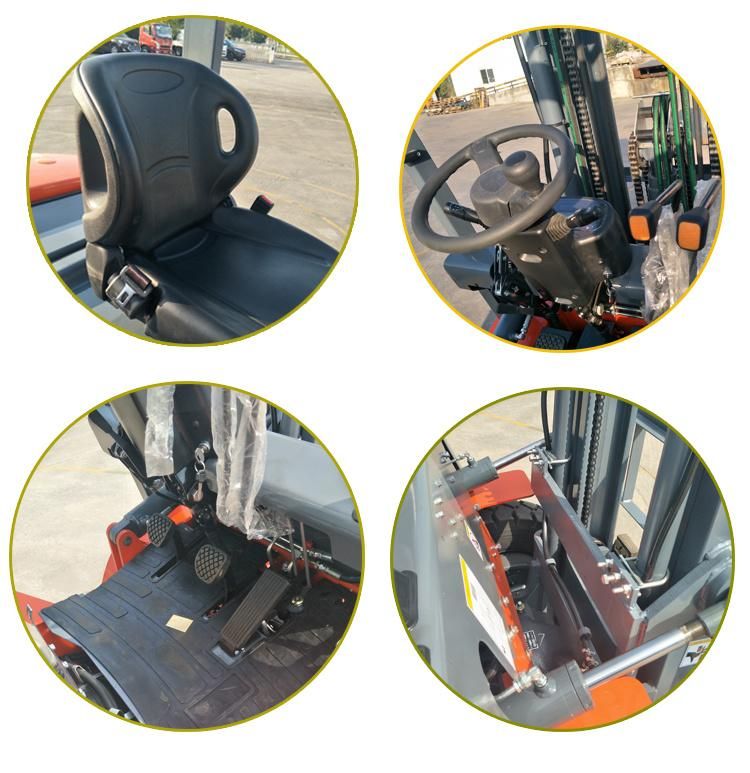 Standing Forklift 2.5 Ton Fgl25 Gasoline or LPG Forklift Standing Forklift
