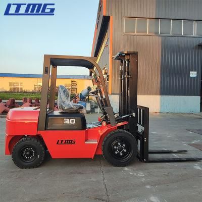 3 Ton LPG &amp; Gasoline Forklift Truck with Side Shift and Fork Postioner