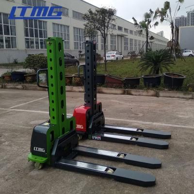 12V/45ah New Ltmg China Lifting Equipment Pallet Jack Forklift Semi Electric Stacker ODM