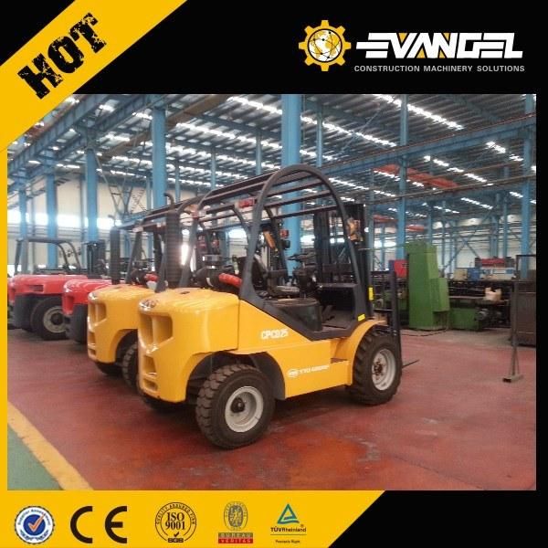 Yto Forklift 2.5 Ton off Road Diesel Forklift Cpcd25