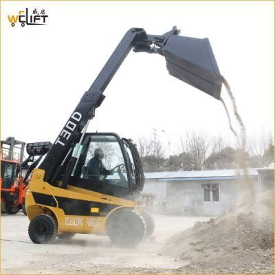 3 Ton Telehandler Diesel Forklift Truck with Side Shifter.