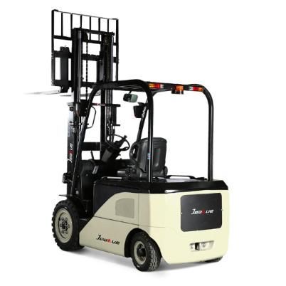 Man-up High Lift 1.5ton Electric Three 3 Way Stacker Forklift Truck for High Rack Warehouse Material Handling