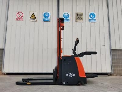 1.0-1.5 Tons Adjustable Onen Pallet Handling Stand on Driving Stacker
