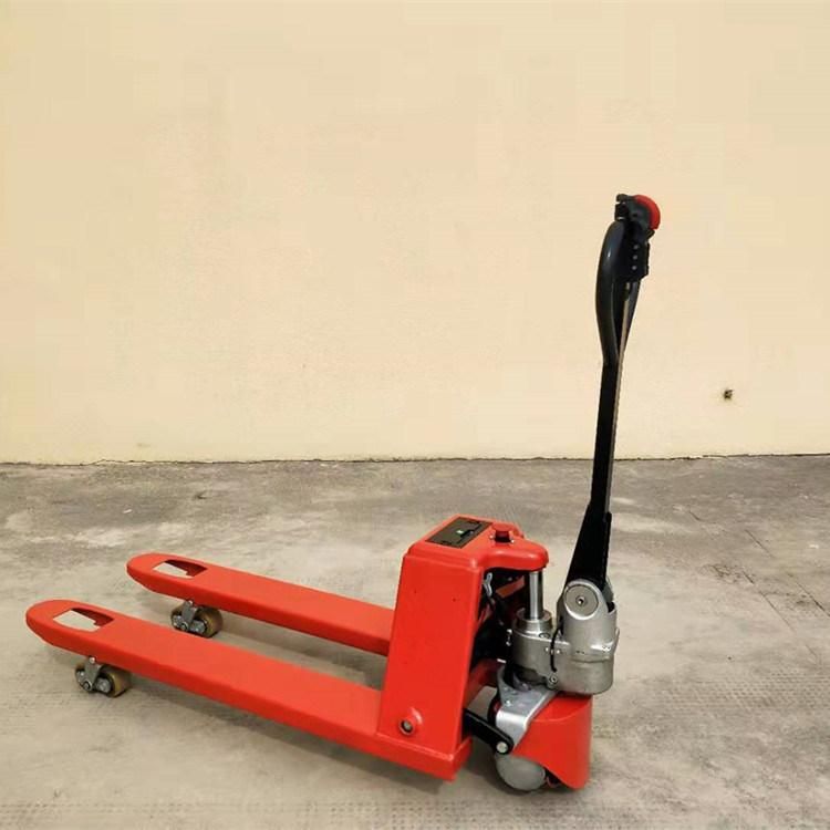 2021 New Arrival Et20mh Model 2t Semi Electric Pallet Truck Forklift Trucks